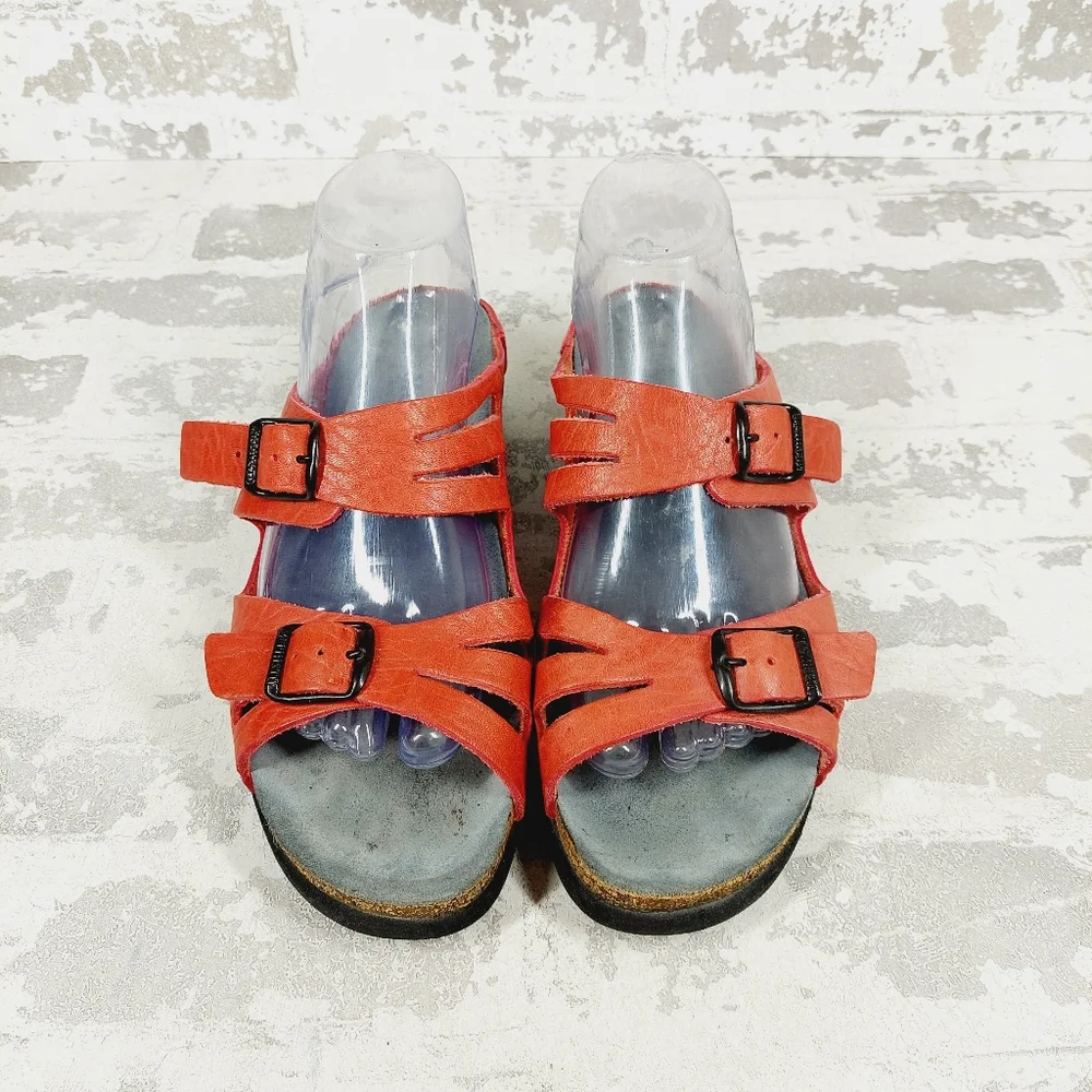 Mephisto Red Women's Sandals - Picture 2 of 12